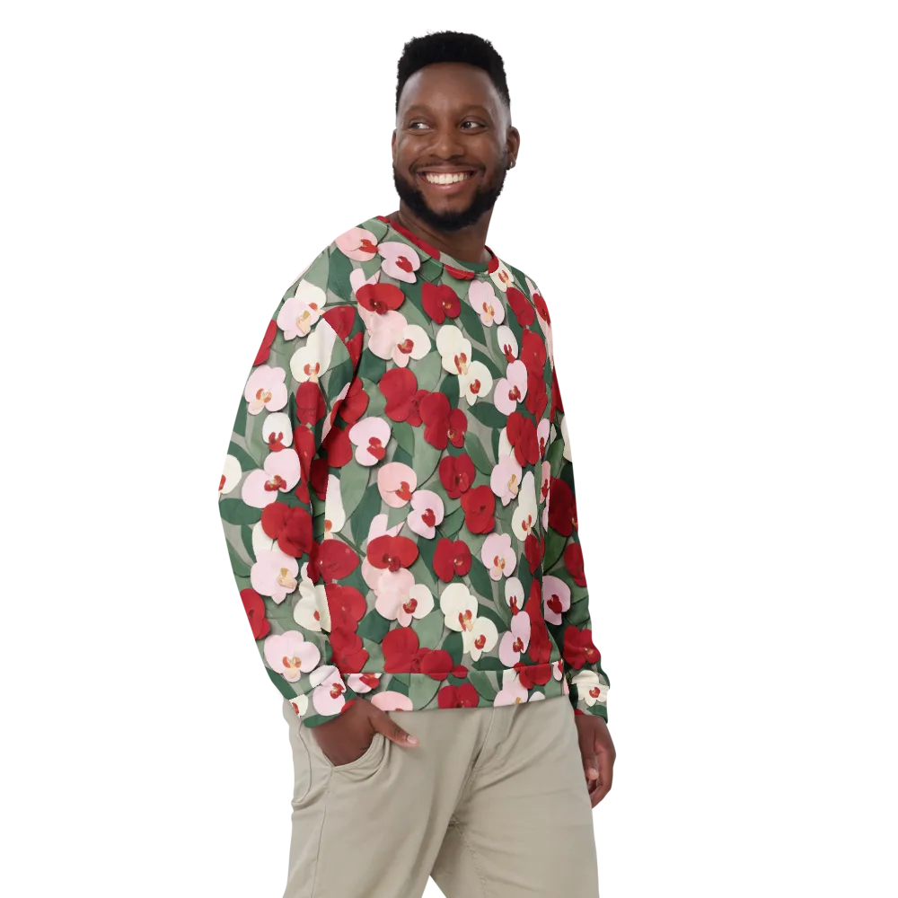 Petal Afterglow on Sweatshirt — Front