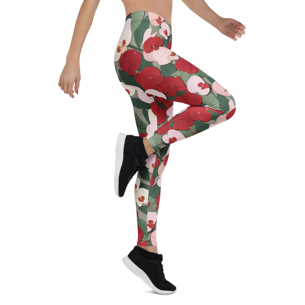 Petal Afterglow on Leggings — Right