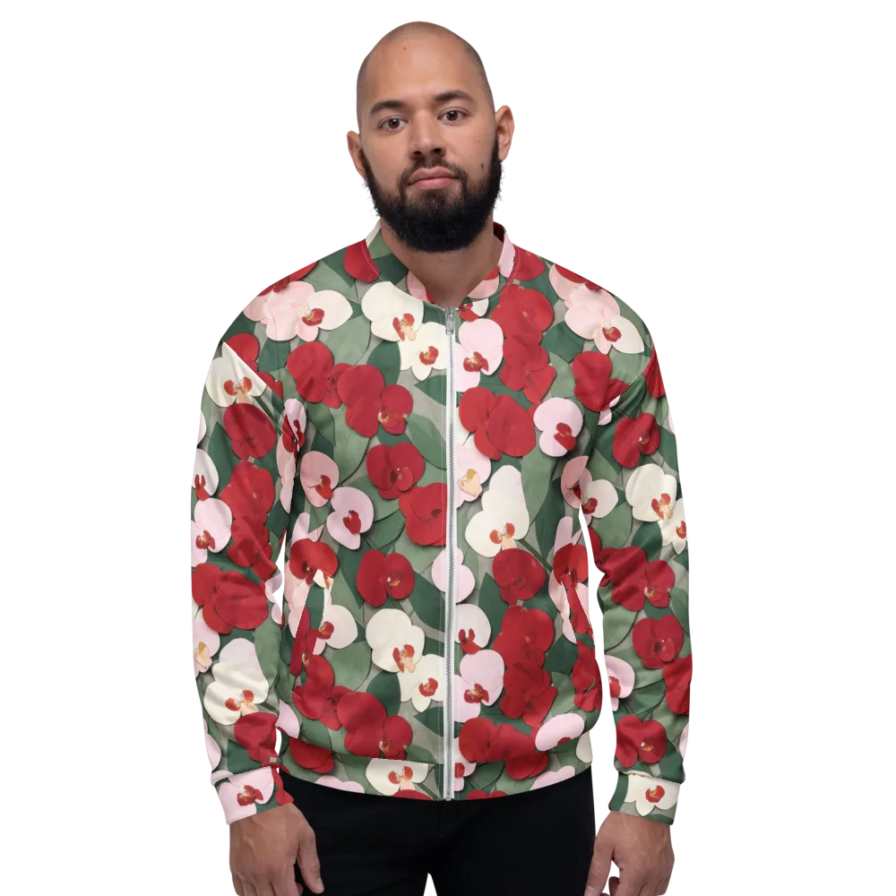 Petal Afterglow on Bomber Jacket — Front
