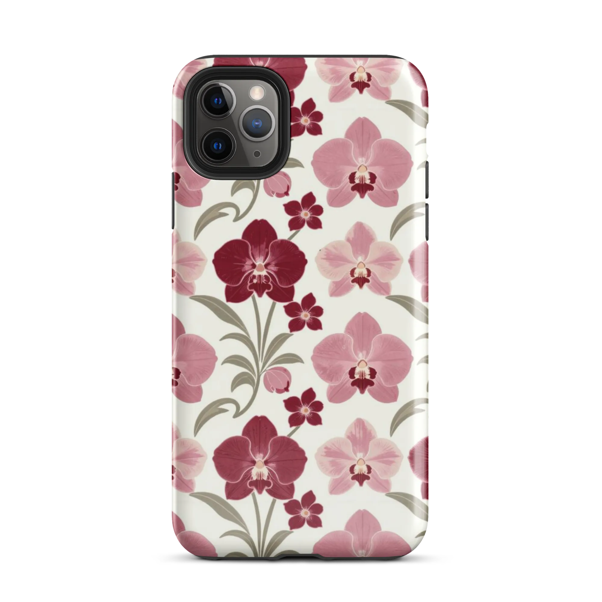 Orchid Rosette on Tough Case for iPhone® — Front