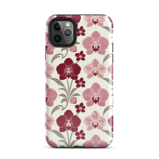 Orchid Rosette on a Tough Case for iPhone®