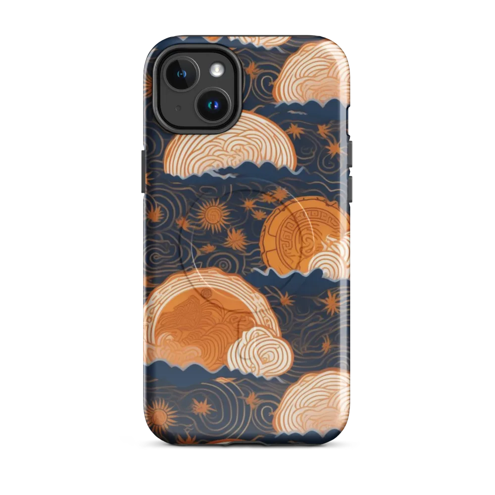 Indigo Tide Relic on MagSafe Tough Case for iPhone® — Front