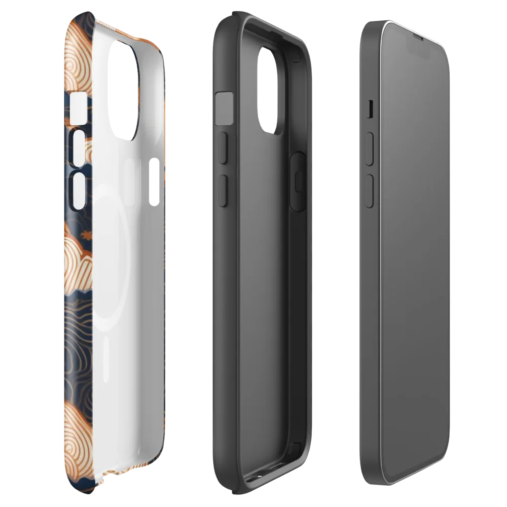Indigo Tide Relic on MagSafe Tough Case for iPhone® — Front