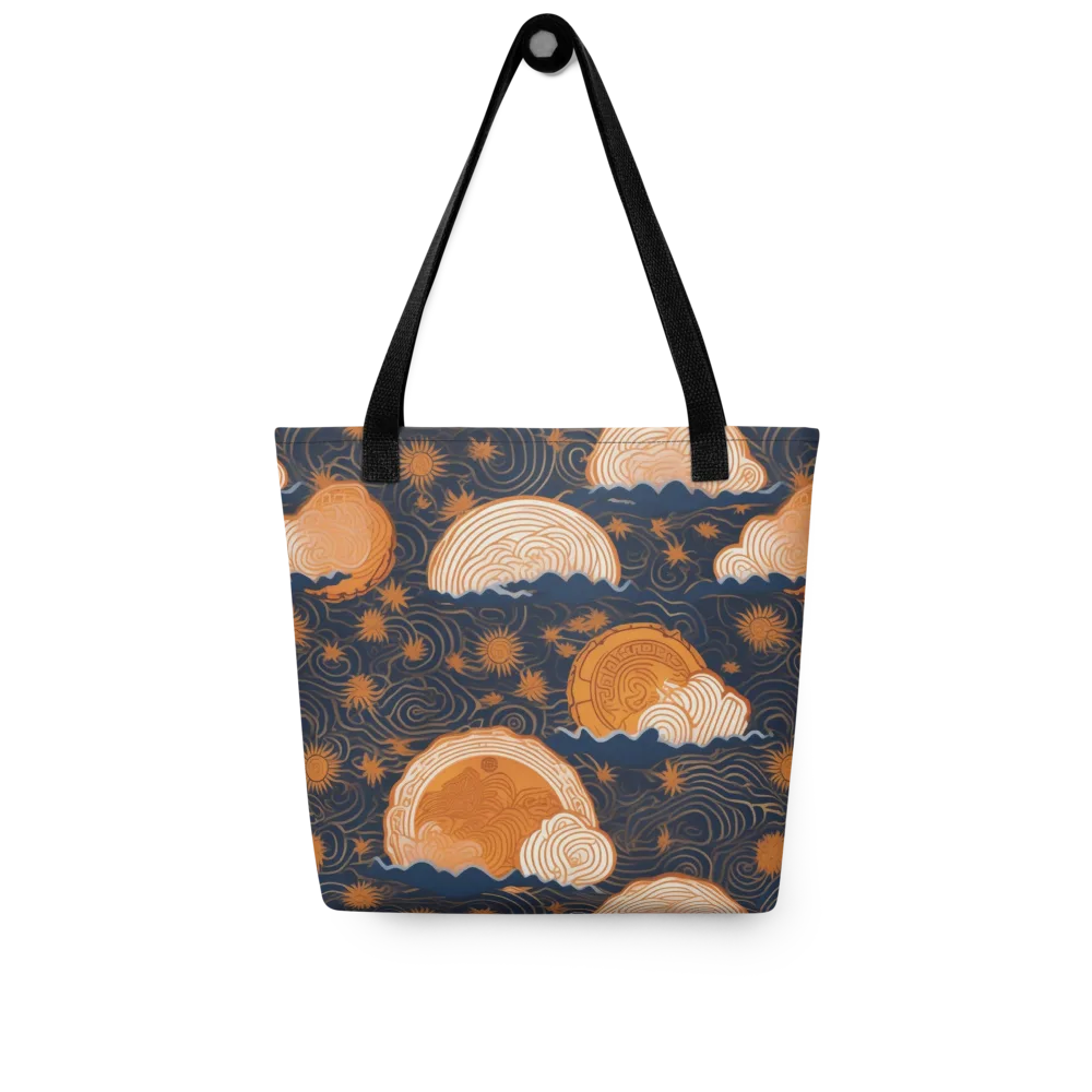 Indigo Tide Relic on Tote Bag — Front