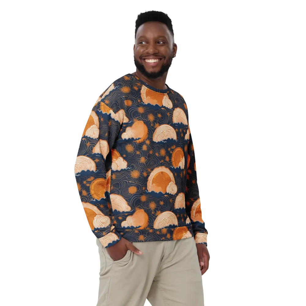 Indigo Tide Relic on Sweatshirt — Front