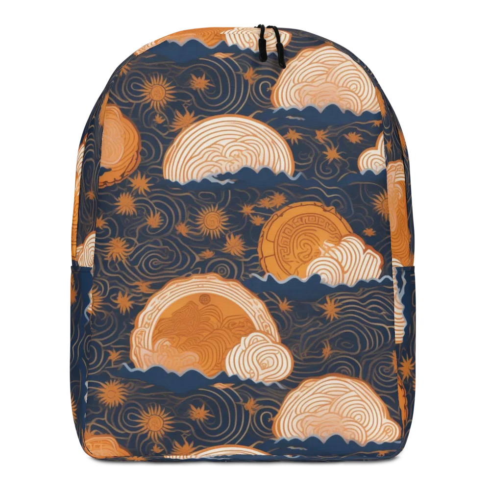 Indigo Tide Relic on Minimalist Backpack — Front