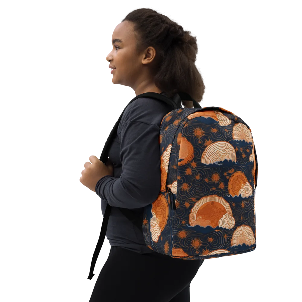 Indigo Tide Relic on Minimalist Backpack — Right Front