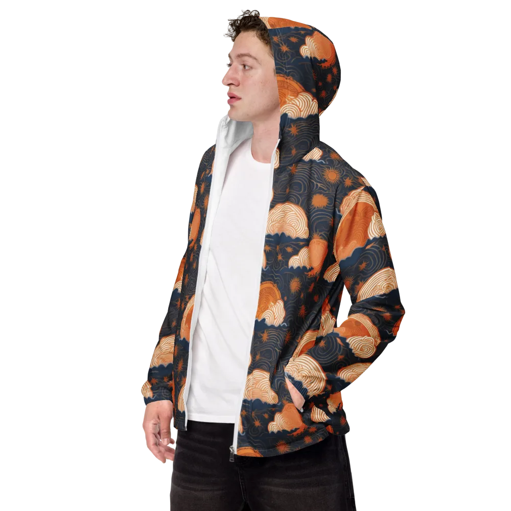 Indigo Tide Relic on Men's Windbreaker — Left Front