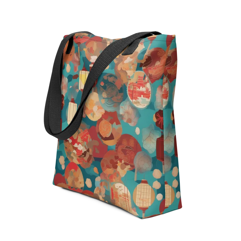 Lantern Garden on Tote Bag — Front