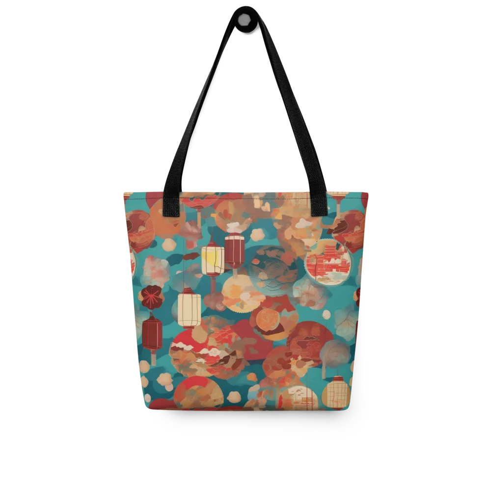 Lantern Garden on Tote Bag — Front