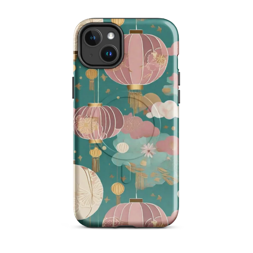 Moonlit Lantern Garden on MagSafe Tough Case for iPhone® — Front