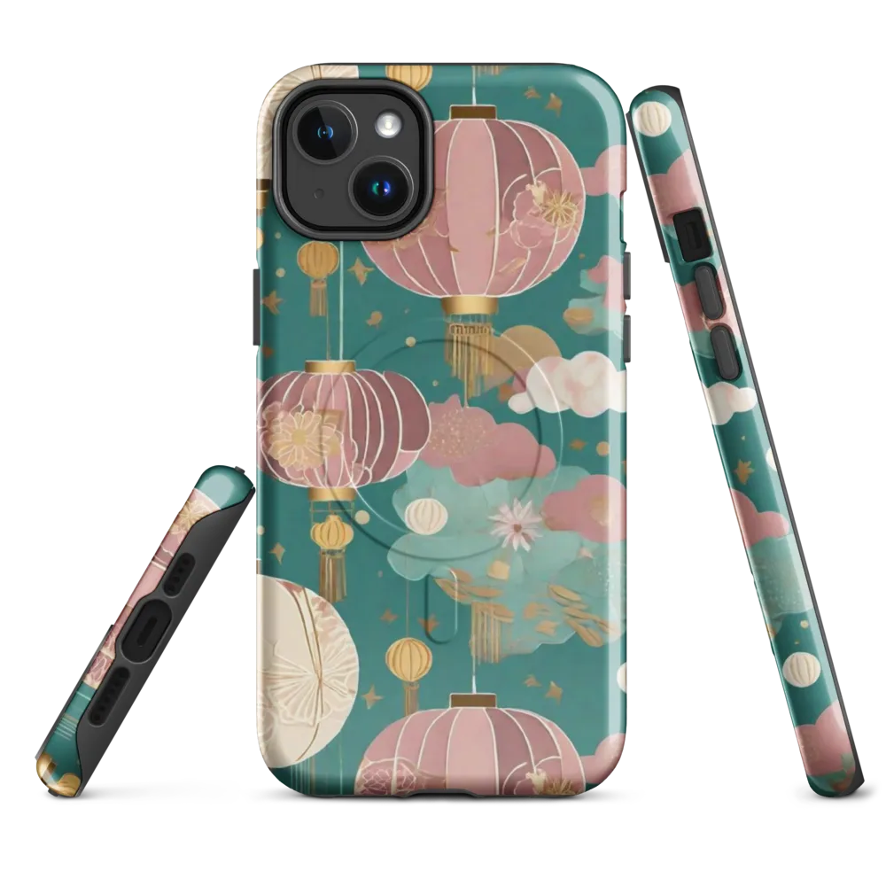 Moonlit Lantern Garden on MagSafe Tough Case for iPhone® — Front