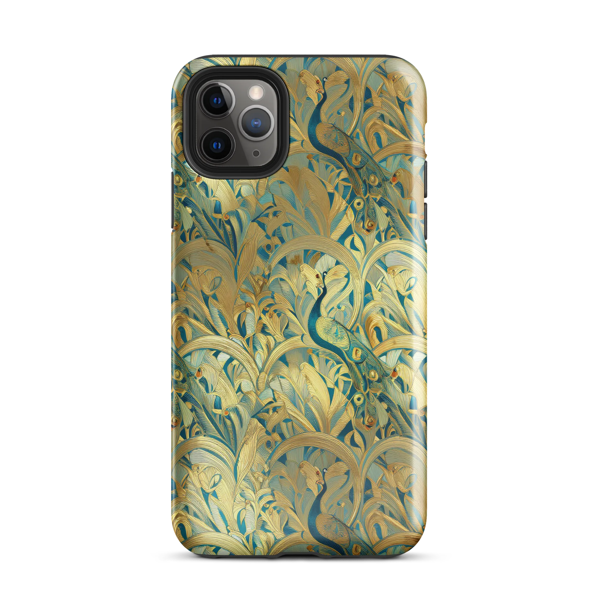 Peacock Verdure on Tough Case for iPhone® — Front