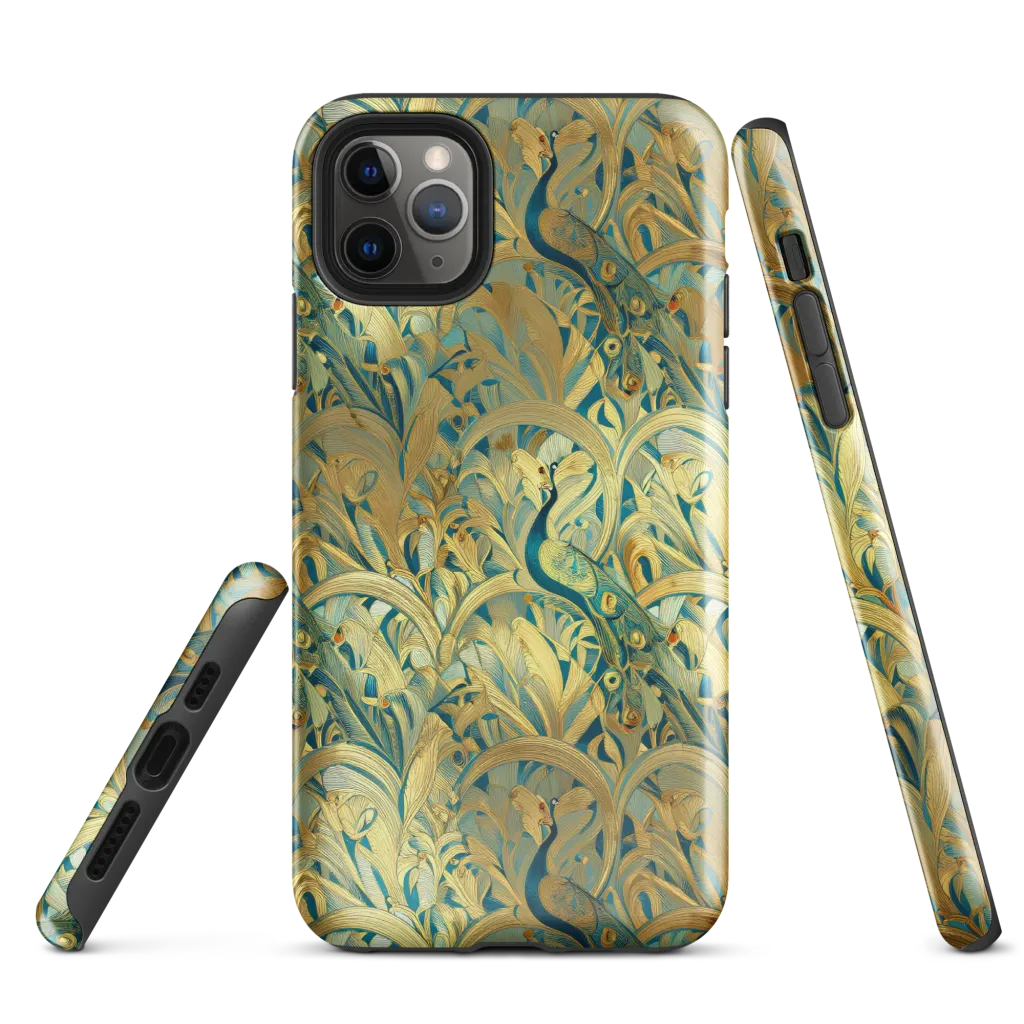 Peacock Verdure on Tough Case for iPhone® — Front