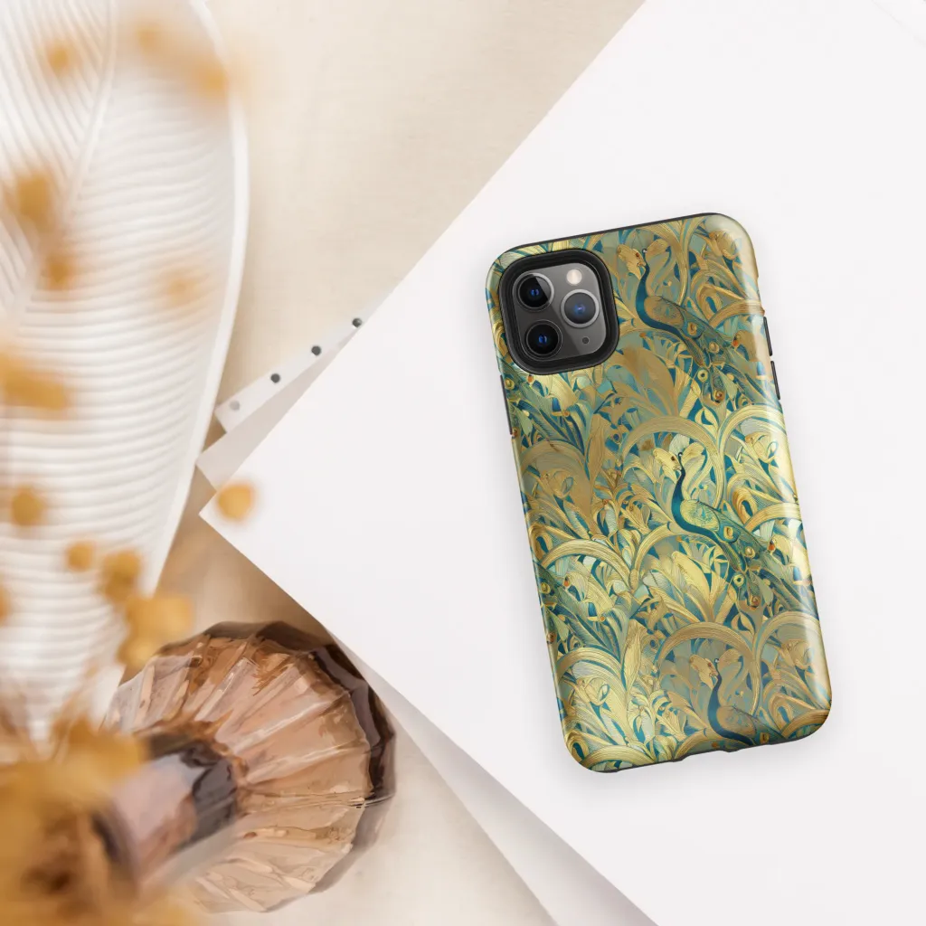 Peacock Verdure on Tough Case for iPhone® — Front