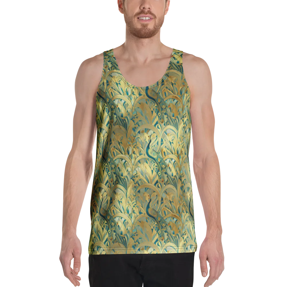 Peacock Verdure on Men's Tank Top — Front