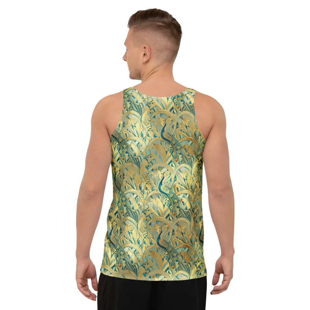 Peacock Verdure on Men's Tank Top — Back