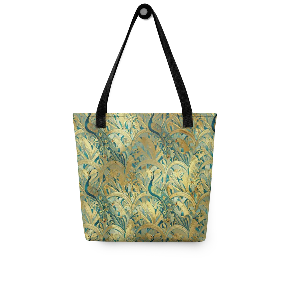 Peacock Verdure on Tote Bag — Front