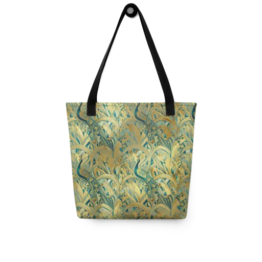 Peacock Verdure on a Tote Bag