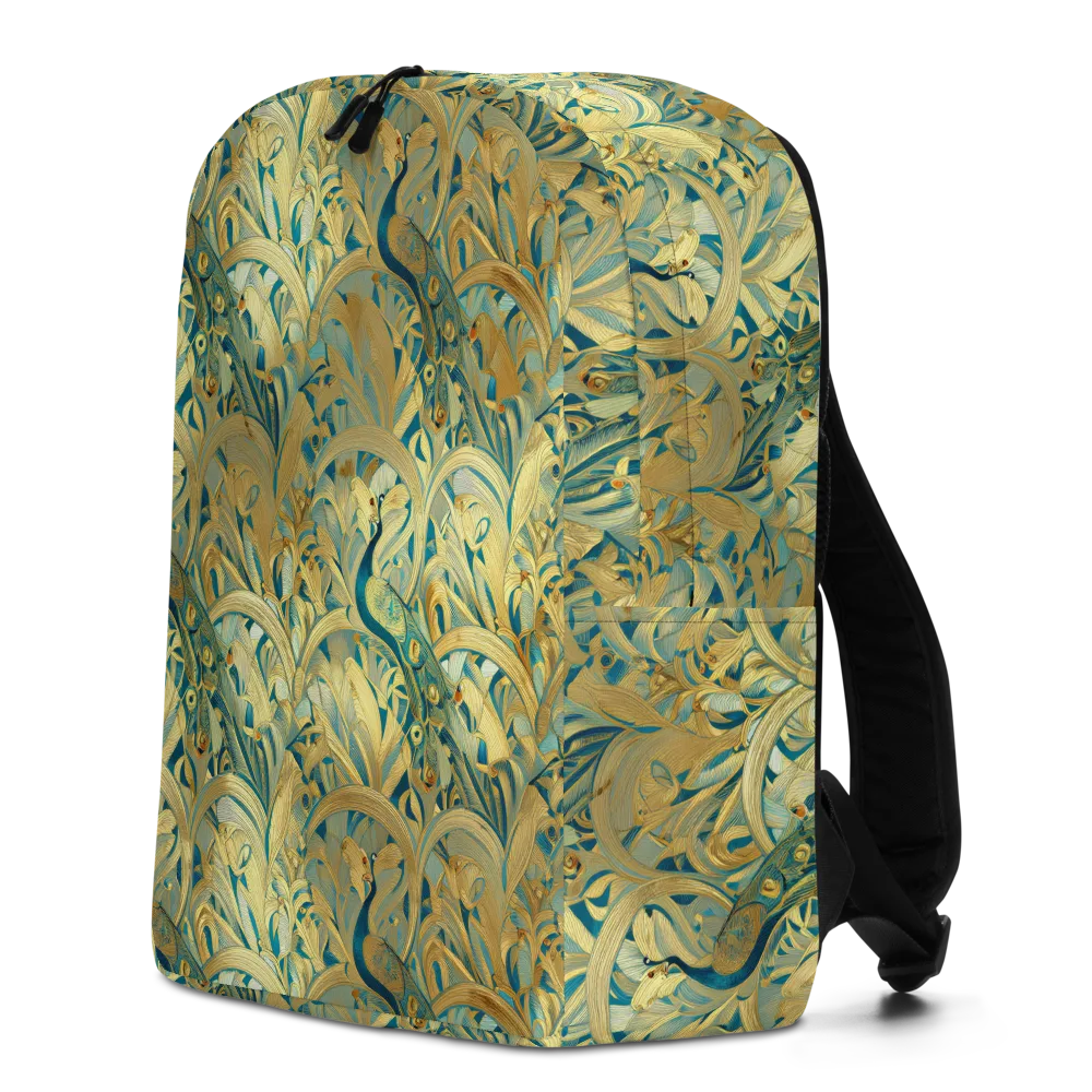Peacock Verdure on Minimalist Backpack — Left