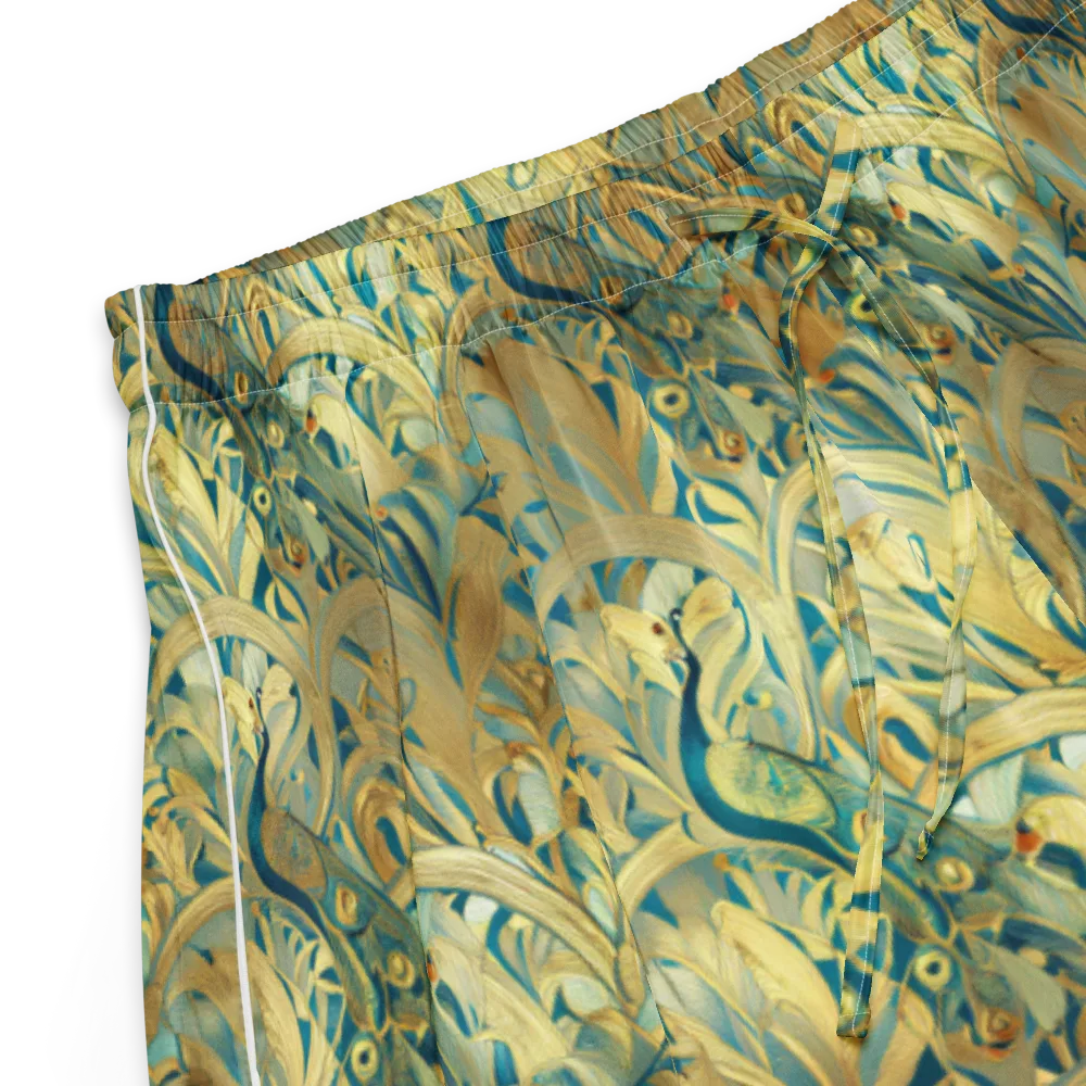 Peacock Verdure on Women's Pajama Shorts — Product details
