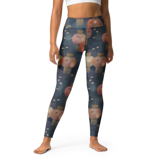 Lantern Reverie on a Yoga Leggings