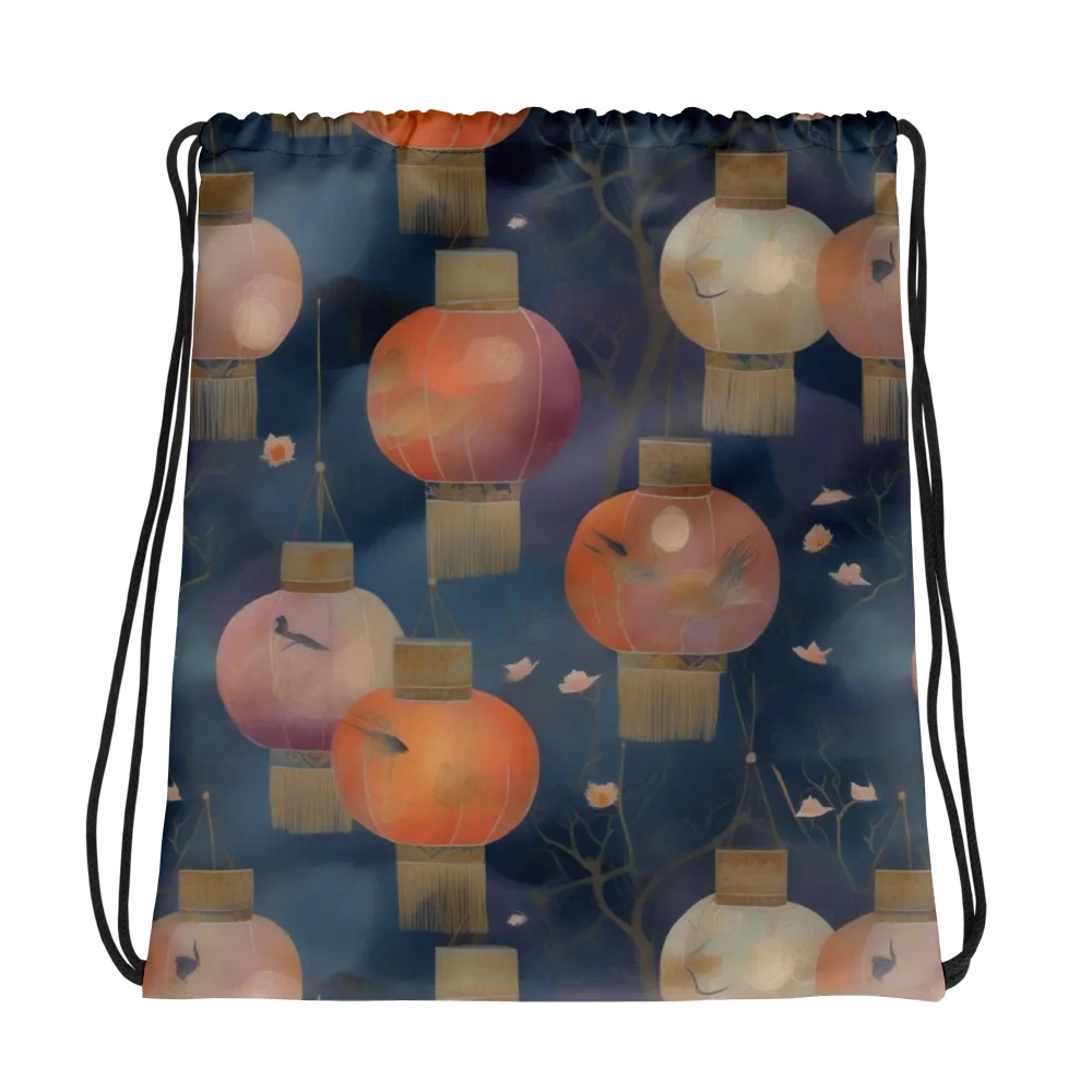 Lantern Reverie on Drawstring Bag — Photo