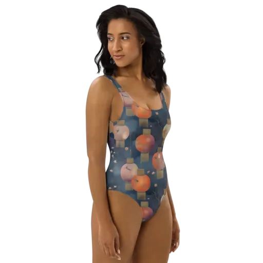 Lantern Reverie on a One-Piece Swimsuit