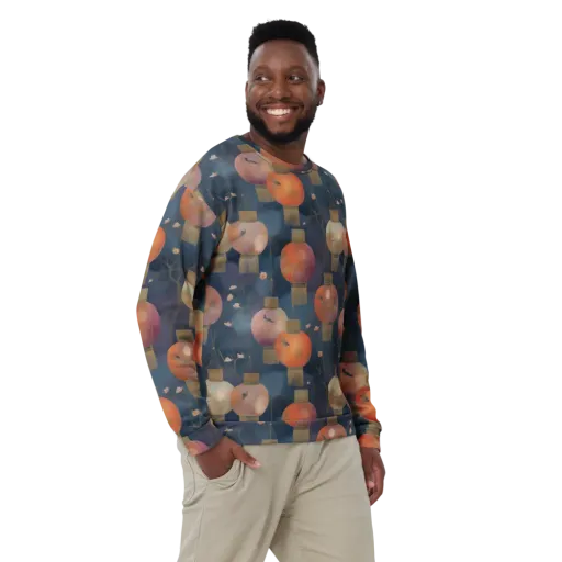 Lantern Reverie on a Sweatshirt