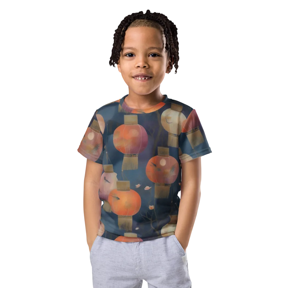 Lantern Reverie on Kids Crew Neck T-Shirt — Front