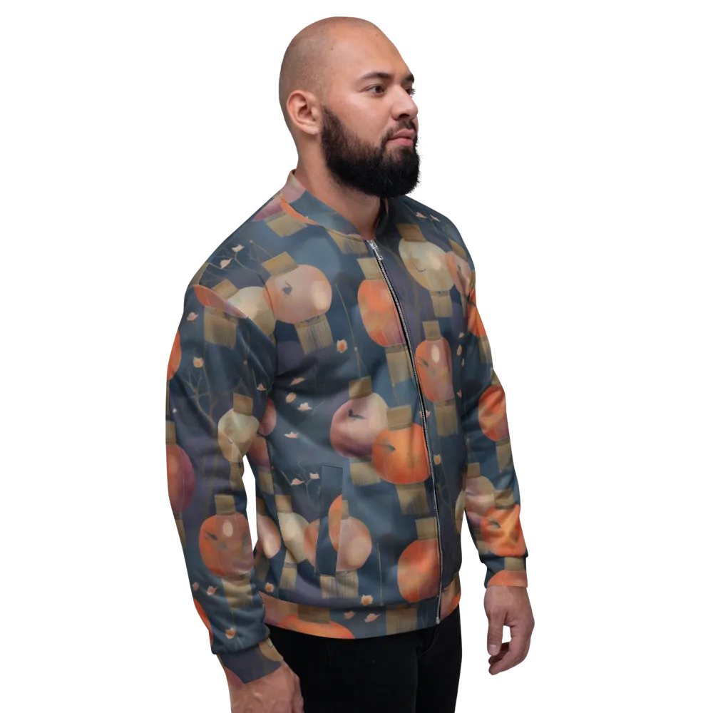 Lantern Reverie on Bomber Jacket — Right
