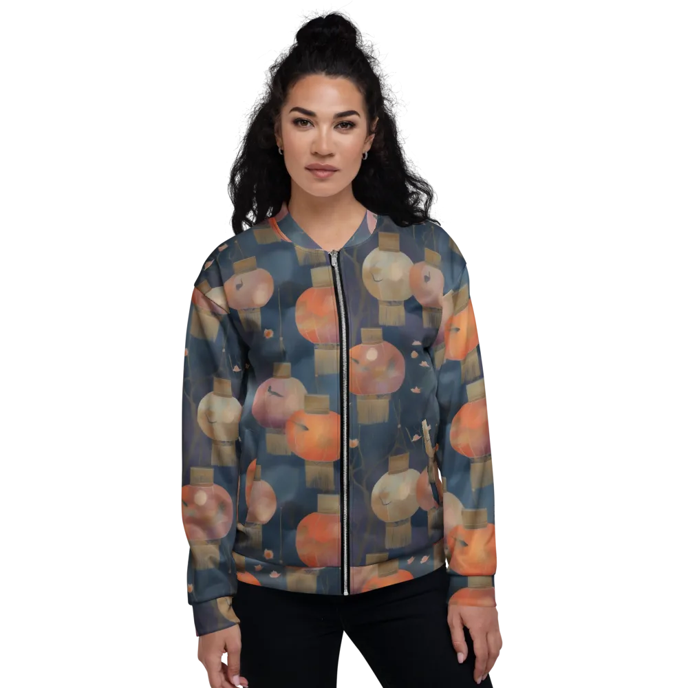 Lantern Reverie on Bomber Jacket — Front