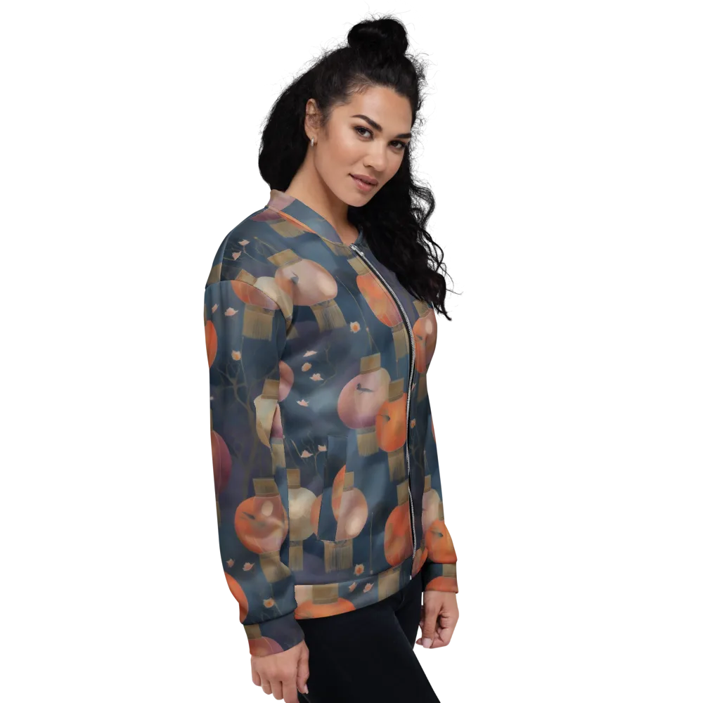 Lantern Reverie on Bomber Jacket — Right