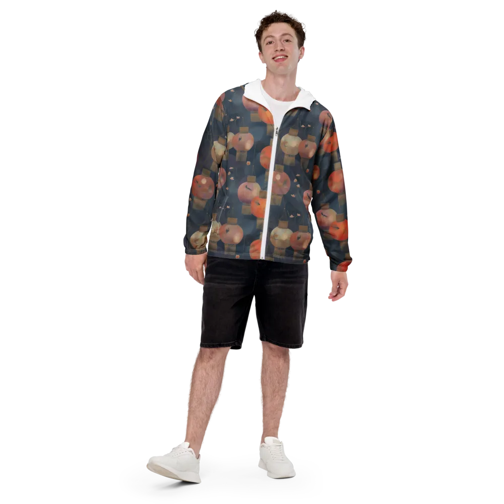 Lantern Reverie on Men's Windbreaker — Front