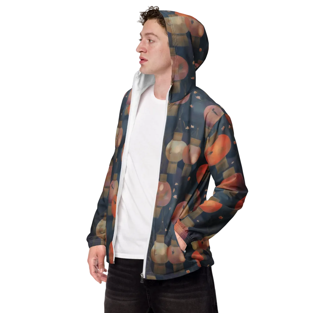 Lantern Reverie on Men's Windbreaker — Left Front