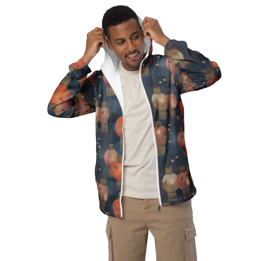 Lantern Reverie on Men's Windbreaker — Front
