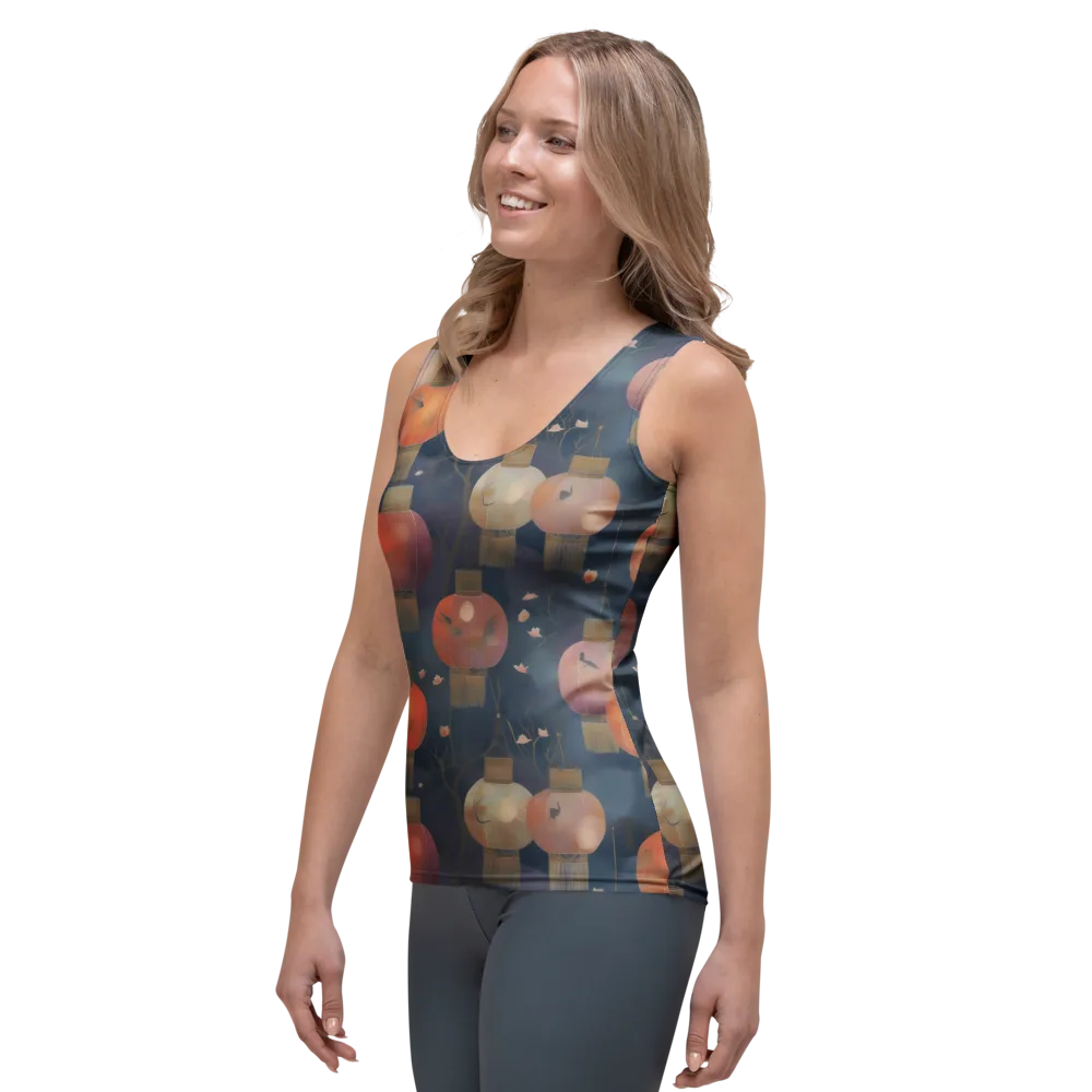 Lantern Reverie on Women's Tank Top — Left Front