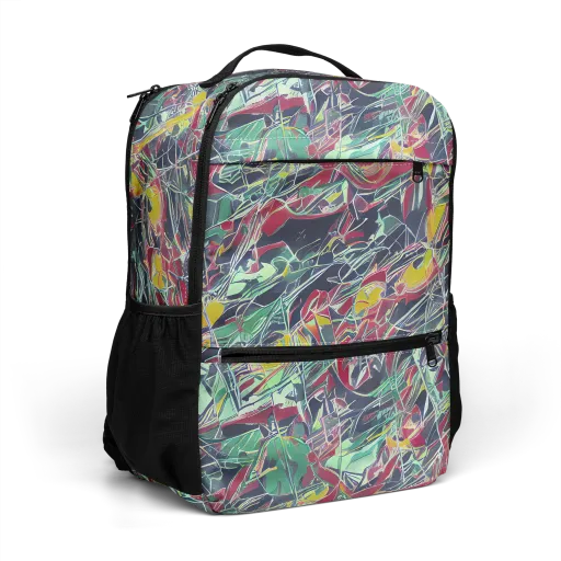 Midnight Mosaic on a Utility Backpack