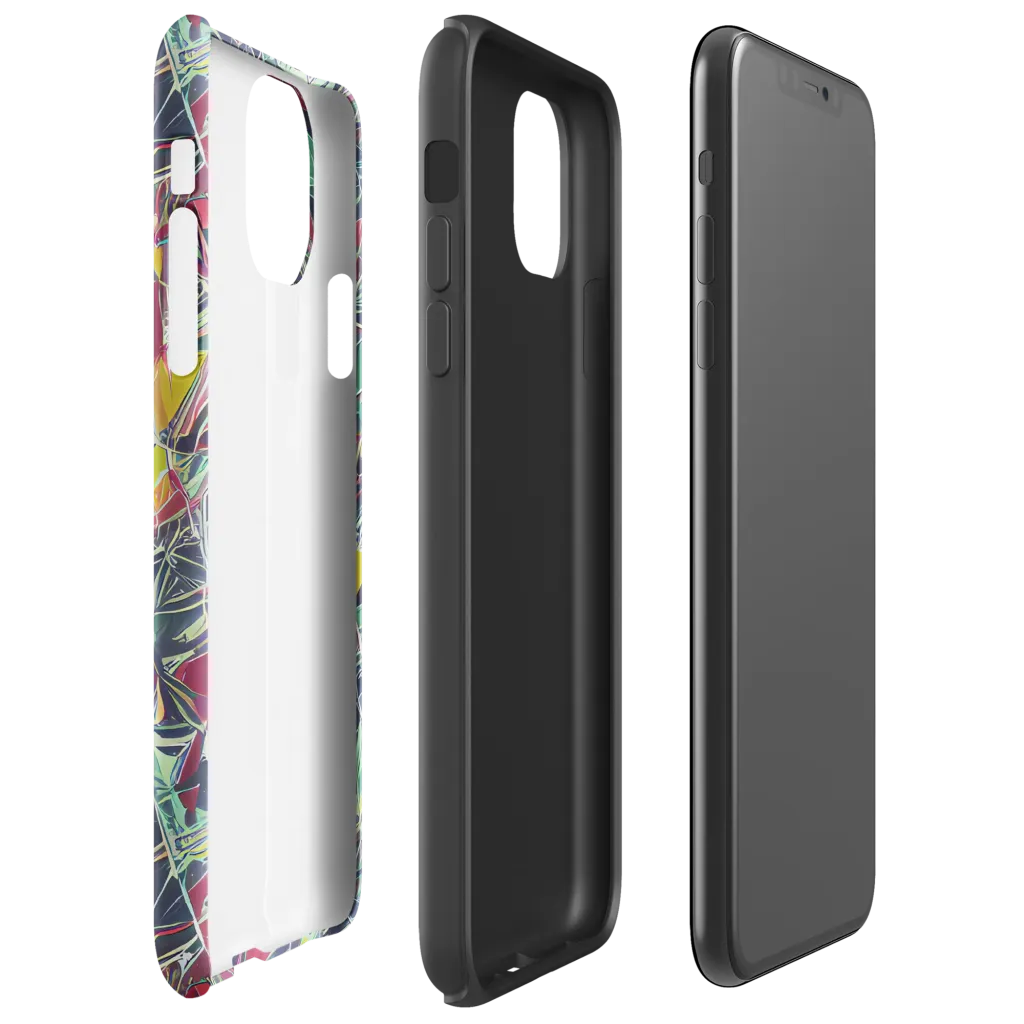 Midnight Mosaic on Tough Case for iPhone® — Right