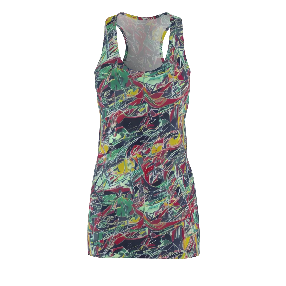 Midnight Mosaic on Racerback Dress — Front