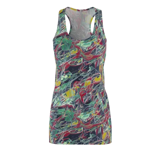 Midnight Mosaic on a Racerback Dress