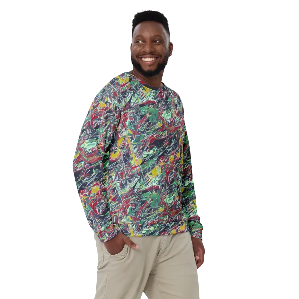 Midnight Mosaic on Sweatshirt — Front