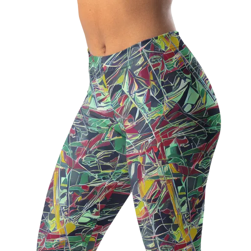 Midnight Mosaic on a Leggings