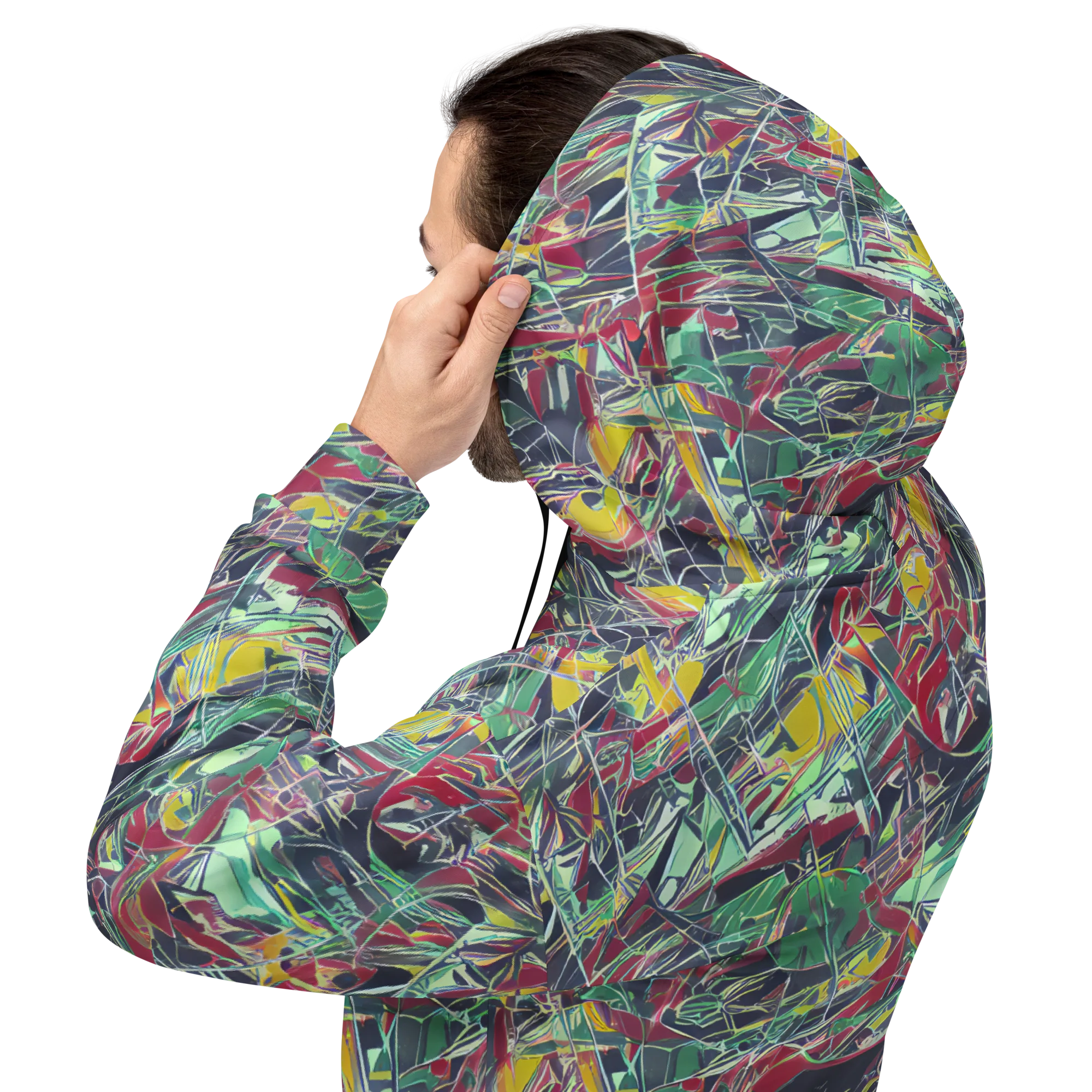 Midnight Mosaic on Hoodie — Back