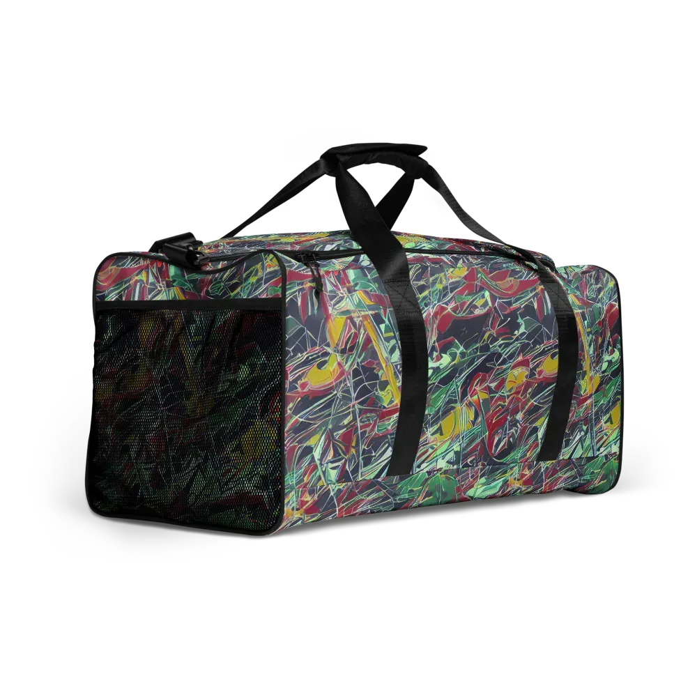 Midnight Mosaic on Duffle Bag — Right Front
