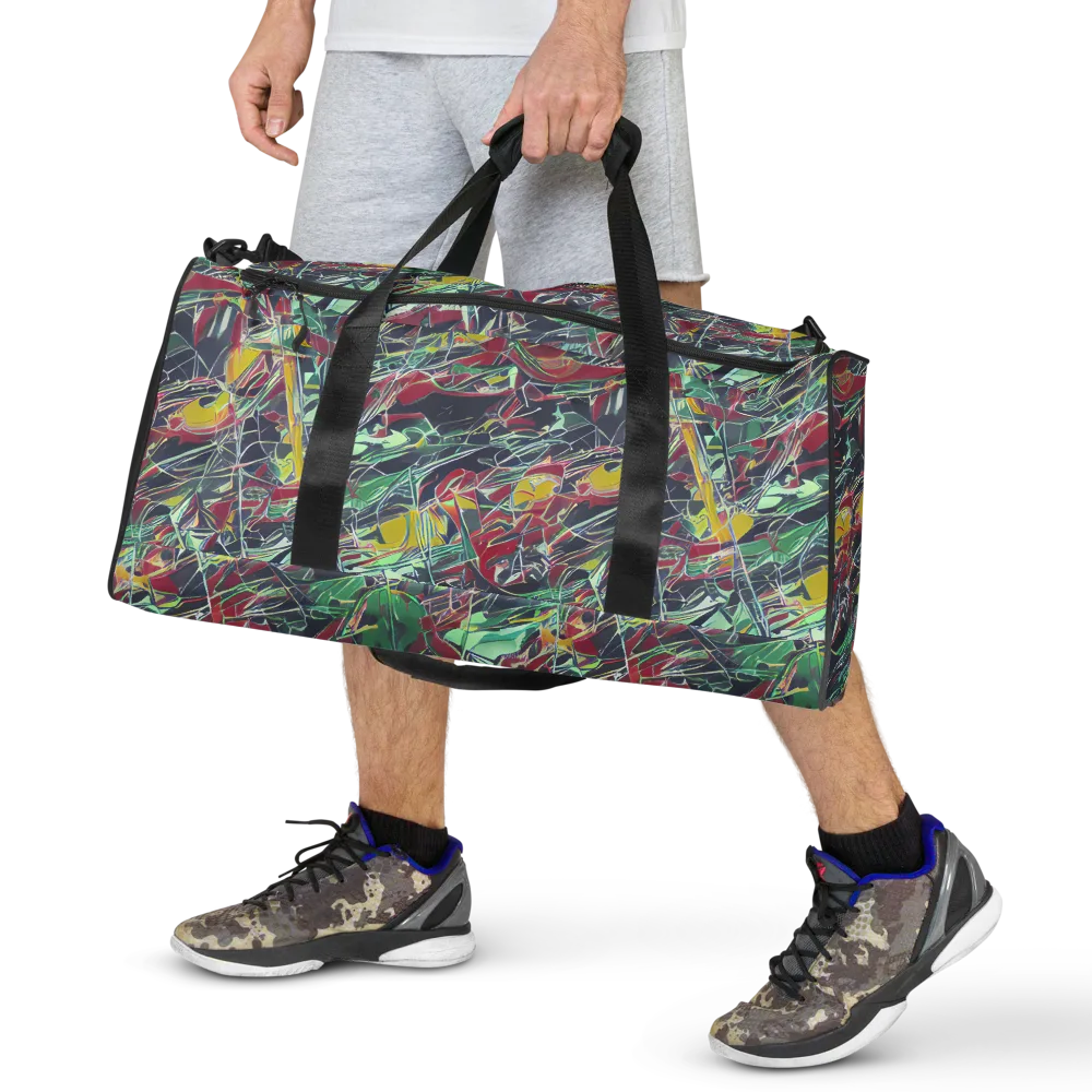 Midnight Mosaic on Duffle Bag — Front