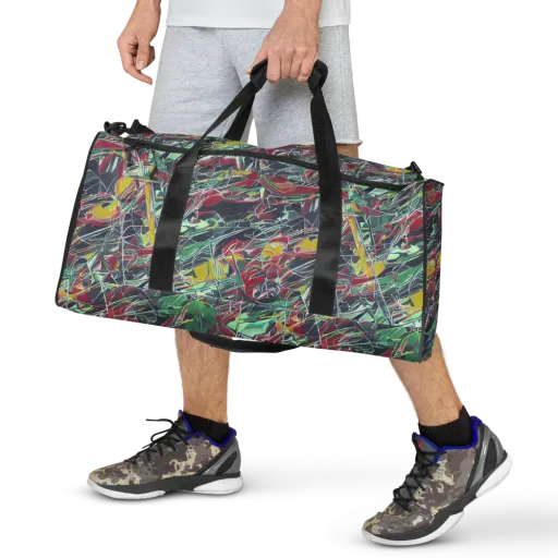 Midnight Mosaic on a Duffle Bag