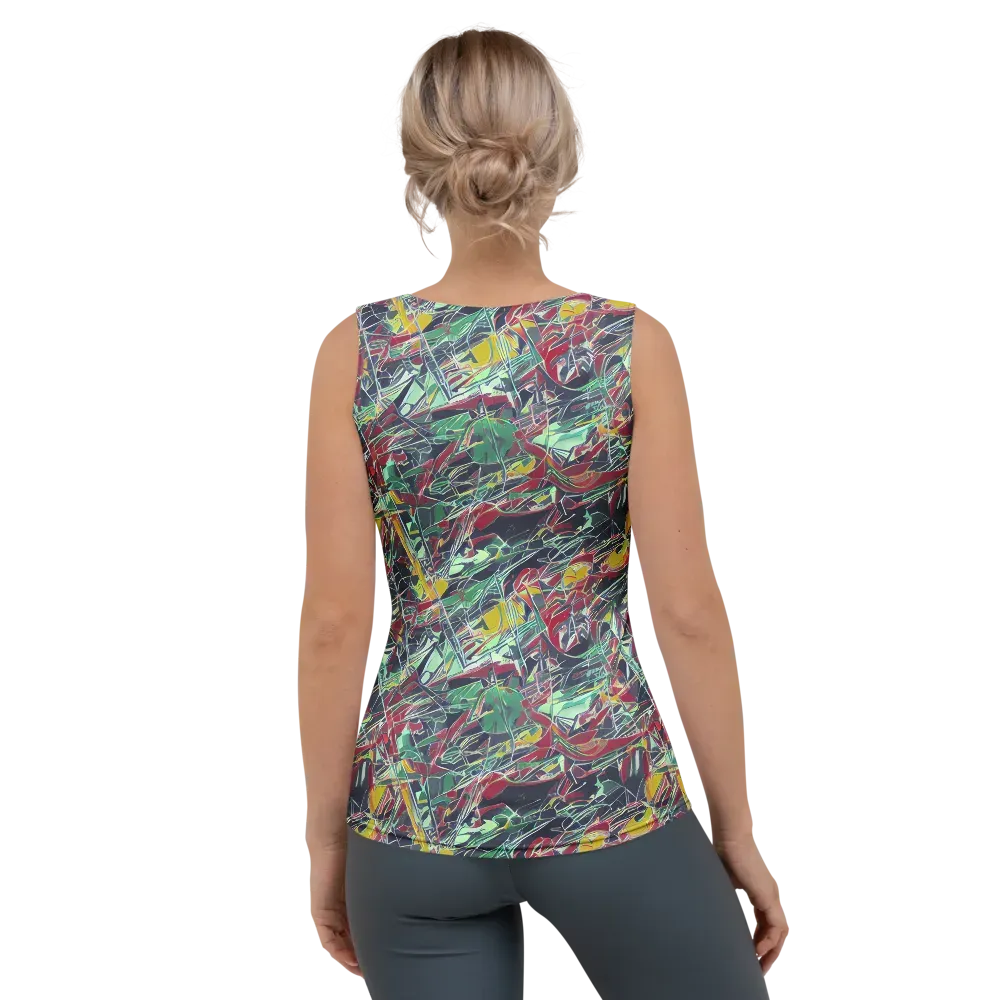 Midnight Mosaic on Women's Tank Top — Back