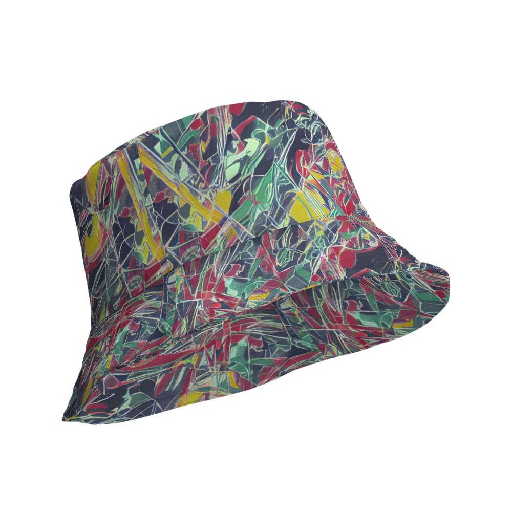 Midnight Mosaic on Reversible Bucket Hat — Product details Outside