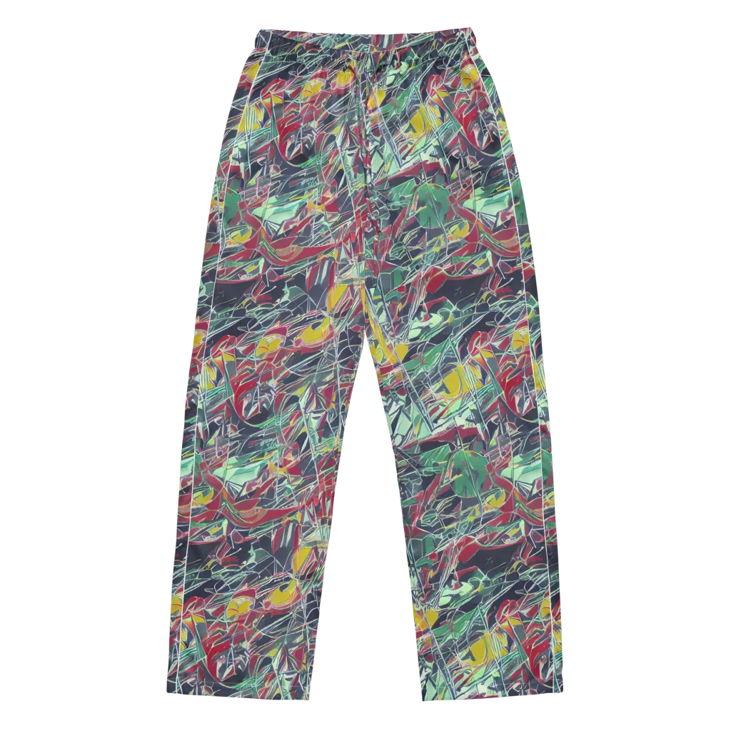Midnight Mosaic on Women's Pajama Pants — Front